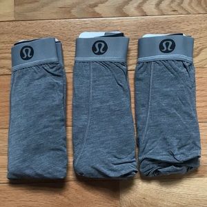 Lululemon Always in Motion Boxer 7” Long 3 Pack *Heathered Core Medium Grey